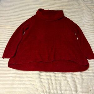 Margaret Winters New York sweater. Large. Red tones. 90% cotton. 10% acrylic.